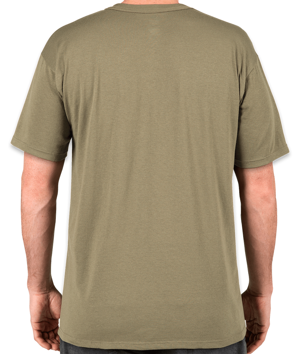 For the Troops! Fundraiser - unisex shirt design - back
