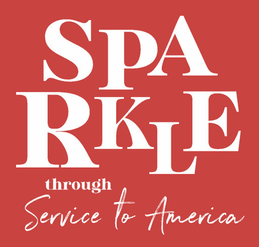 DAR Sparkle through Service to America shirt shirt design - zoomed