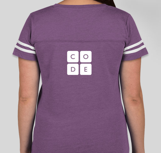 Code.org Pride Fundraiser - unisex shirt design - back