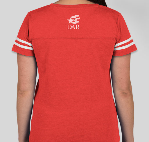 DAR Sparkle through Service to America shirt Fundraiser - unisex shirt design - back