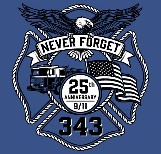 BFD 25th Anniversary 9/11 T-shirts shirt design - zoomed