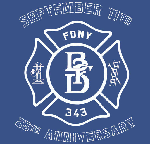 BFD 25th Anniversary 9/11 T-shirts shirt design - zoomed