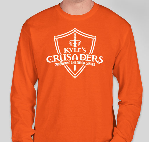 Kyle's Crusaders - Orange T-Shirt Fundraiser Fundraiser - unisex shirt design - front