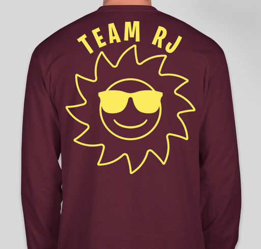 Team RJ Fundraiser - unisex shirt design - back