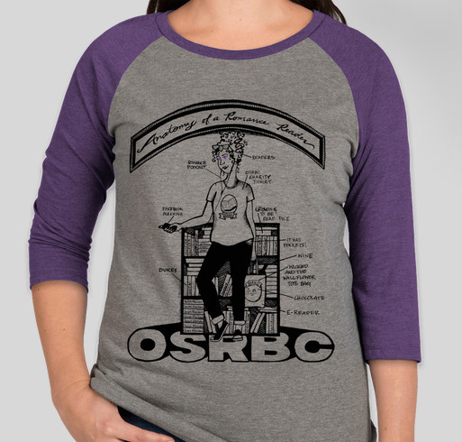 OSRBC 2018 Romance For Literacy T-Shirt Round 2 - LAST CALL! Fundraiser - unisex shirt design - front