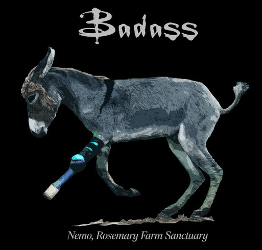 In honor of Nemo - Rosemary Farm Sanctuary shirt design - zoomed