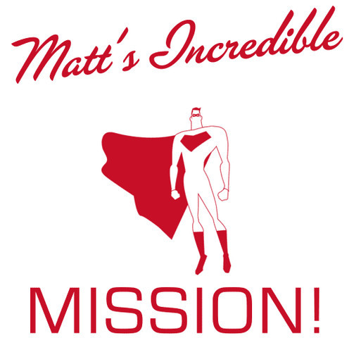 Matt's Incredible Mission shirt design - zoomed