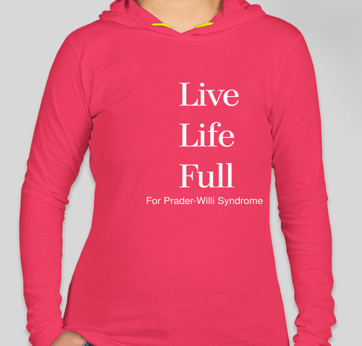 Funding research to Live Life Full Fundraiser - unisex shirt design - front