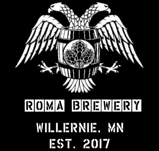 ROMA Brewery Fermenator Fund shirt design - zoomed