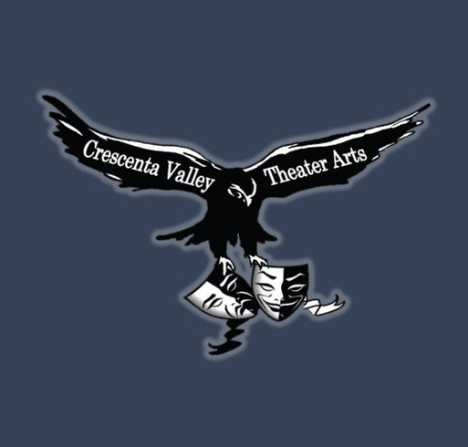 CV Theater Arts Foundation Sweatshirt Swag fundraiser shirt design - zoomed