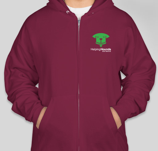 Helping Hounds Fall Apparel Fundraiser - unisex shirt design - front