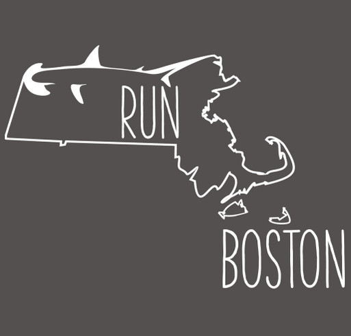 We run Boston shirt design - zoomed