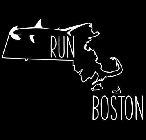 We run Boston shirt design - zoomed
