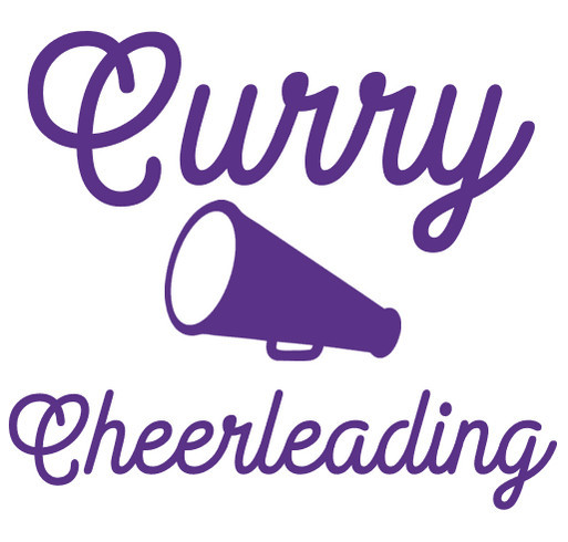 Curry College Youth Cheerleading shirt design - zoomed