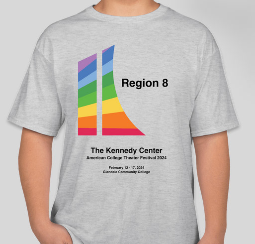 KCACTF Region 8 Fest.56 Fundraiser - unisex shirt design - front