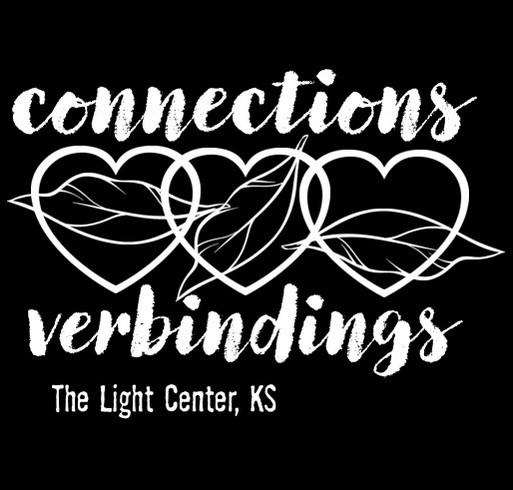 LoveLight program Tshirts - Fall Event 2023 - "Connections/Verbindings" shirt design - zoomed