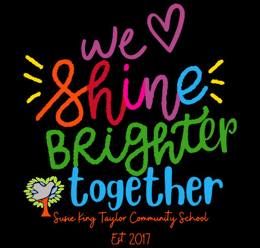 We Shine Brighter Together (5th - 8th) shirt design - zoomed