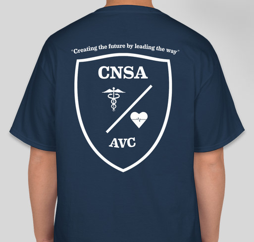 AVC Chapter CNSA 2018 Shirt Fundraiser - unisex shirt design - back