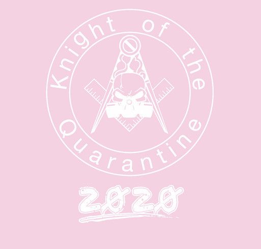 Knight of the Quarantine shirt design - zoomed