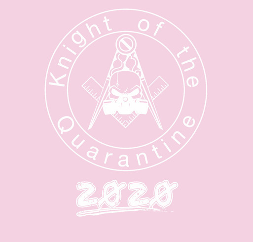 Knight of the Quarantine shirt design - zoomed
