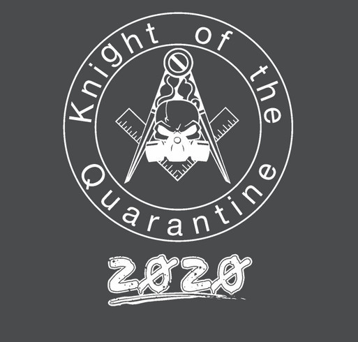 Knight of the Quarantine shirt design - zoomed
