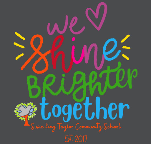 We Shine Brighter Together (5th - 8th) shirt design - zoomed