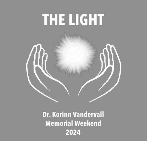 2024 Dr. Korinn Vandervall Memorial Lecture shirt design - zoomed