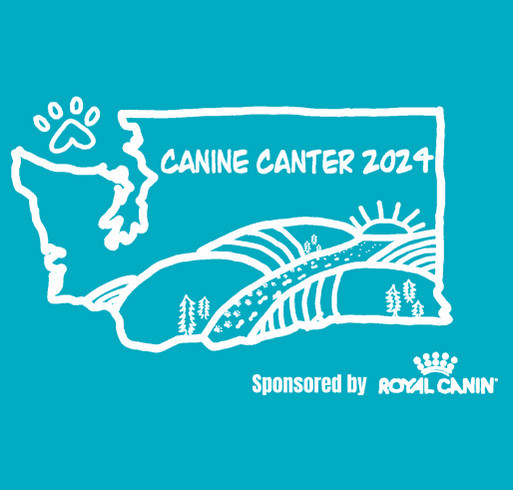 Canine Canter 2024 sponsored by Royal Canin shirt design - zoomed
