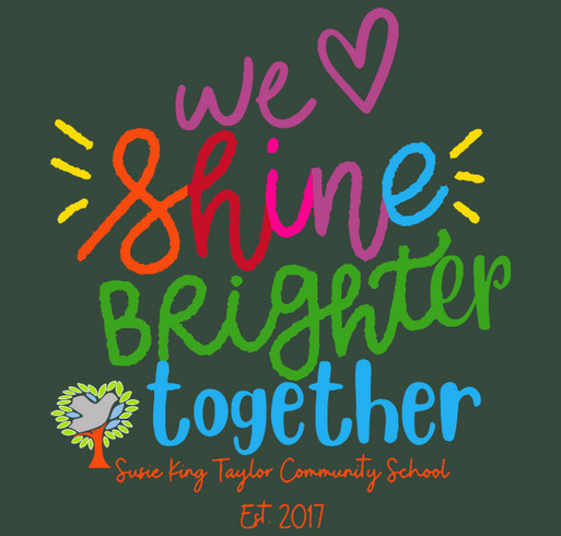 We Shine Brighter Together (5th - 8th) shirt design - zoomed
