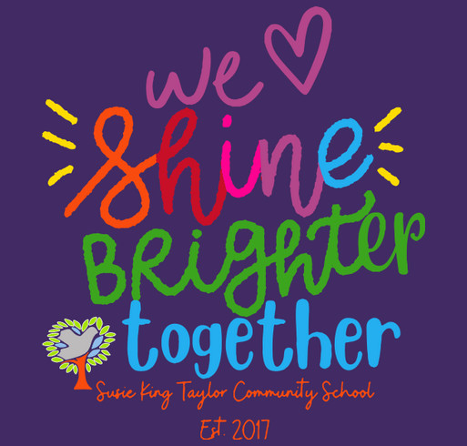 We Shine Brighter Together (5th - 8th) shirt design - zoomed