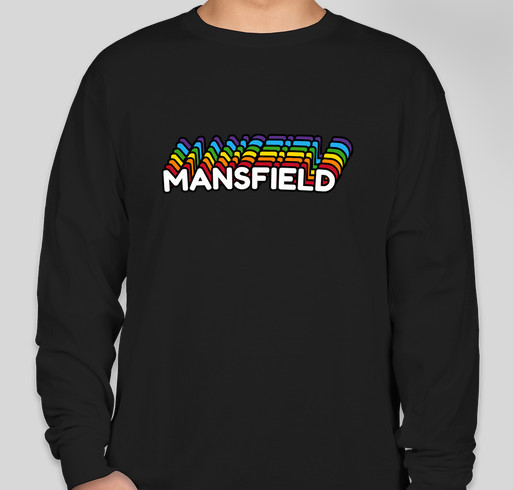 Mansfield Pride T-Shirts 2023 Fundraiser - unisex shirt design - front