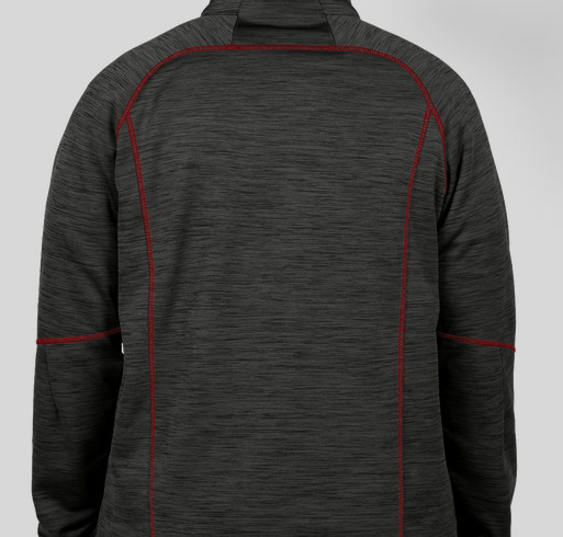 Unisex North End Melange Tech Fleece Lined Jacket Embroidered Moo Duk Kwan® Fist Logo Founded 1945 Fundraiser - unisex shirt design - back