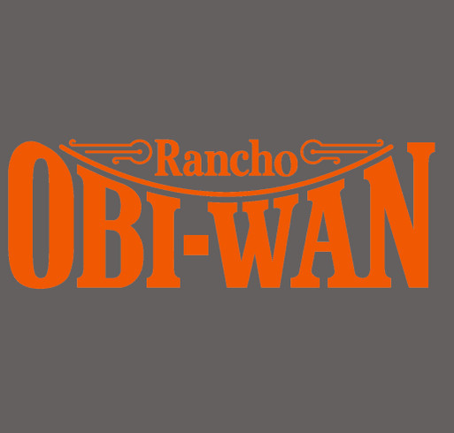 Rancho Obi-Wan 10th Anniversary Fundraiser shirt design - zoomed