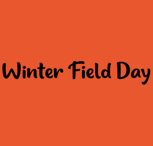 Winter Field Day shirt design - zoomed