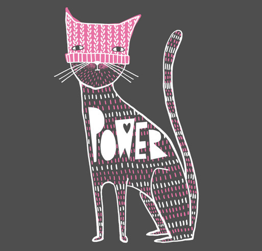 catPOWER2 shirt design - zoomed