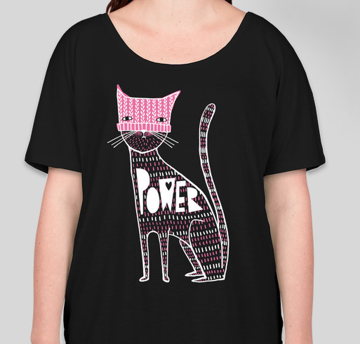 catPOWER2 Fundraiser - unisex shirt design - front