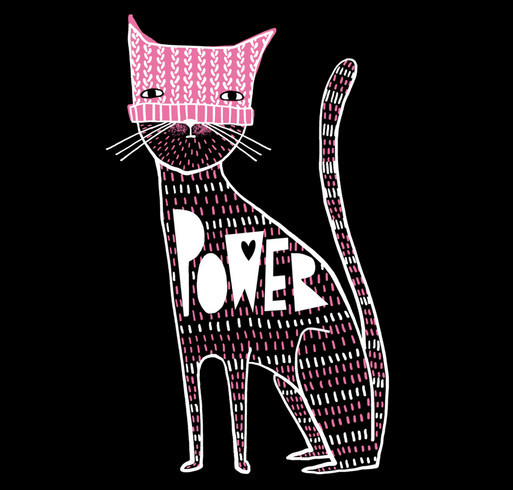 catPOWER2 shirt design - zoomed