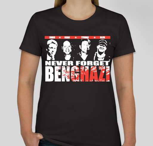 Never Forget Benghazi Fundraiser - unisex shirt design - front