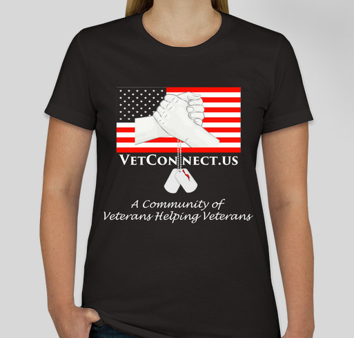 Veteran Hiking 2,665 Miles for Website Kickstarter Fundraiser - unisex shirt design - front