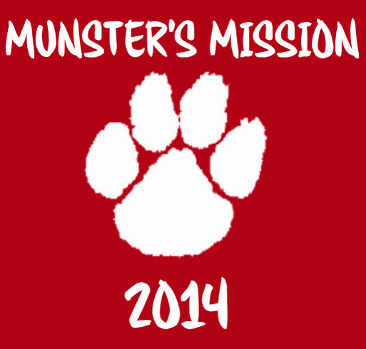 Munster's Mission 2014 shirt design - zoomed