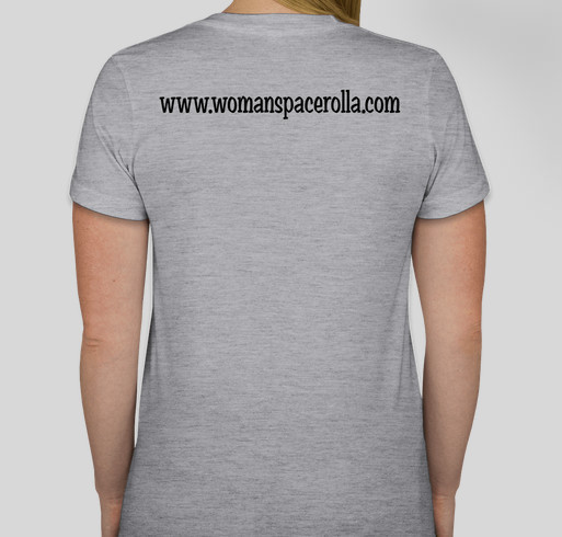 Show your WomanSpace pride! Fundraiser - unisex shirt design - back