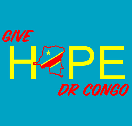 GIVE HOPE, DR CONGO shirt design - zoomed