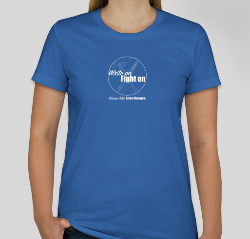 The Write on Fight on College Scholarship Award Fundraiser - unisex shirt design - front