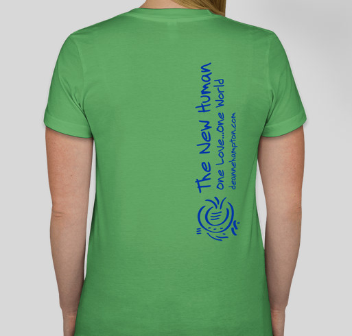 The New Human Paradigm Fundraiser - unisex shirt design - back