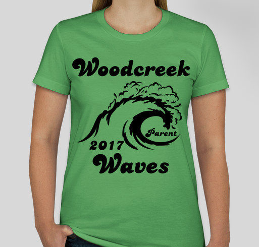 Woodcreek Waves Parent Shirts Fundraiser - unisex shirt design - front