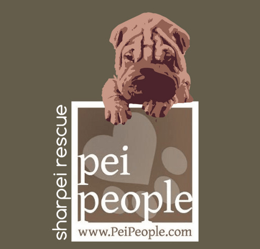 Pei People T-Shirt Fundraiser - Style 1 shirt design - zoomed