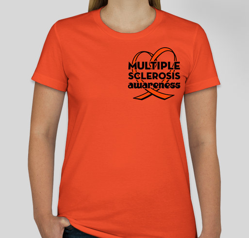 Help find a cure for MS Fundraiser - unisex shirt design - front