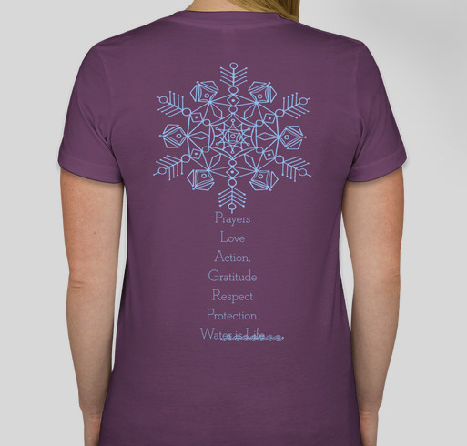 Thank You Sacred Water - Every Last Drop Fundraiser - unisex shirt design - back