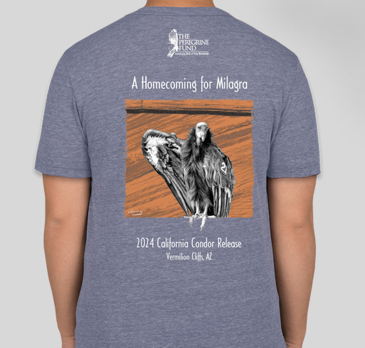 2024 California Condor Release, Vermilion Cliffs, AZ Fundraiser - unisex shirt design - back