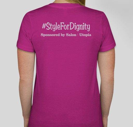 Style For Dignity Fundraiser - unisex shirt design - back